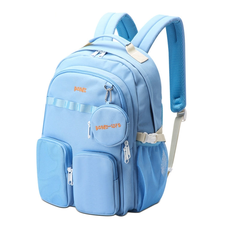 Bopai 68-01729 Large Capacity Canvas Lightweight and Breathable Student Schoolbag