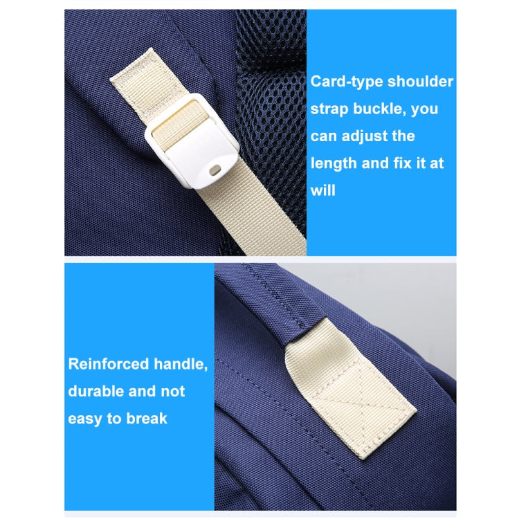 Bopai 68-01729 Large Capacity Canvas Lightweight and Breathable Student Schoolbag