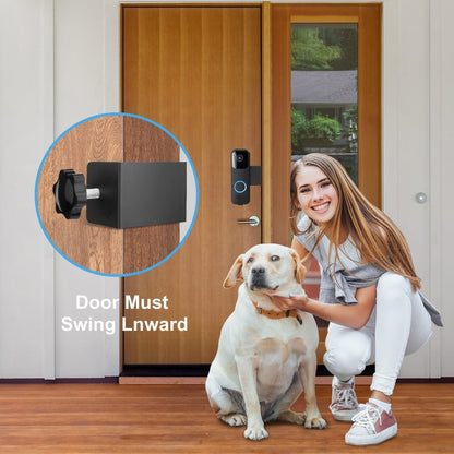 For Blink Doorbell Bracket No-Drilling Easy Installation Mount, Mount(Silver), Mount(Black)