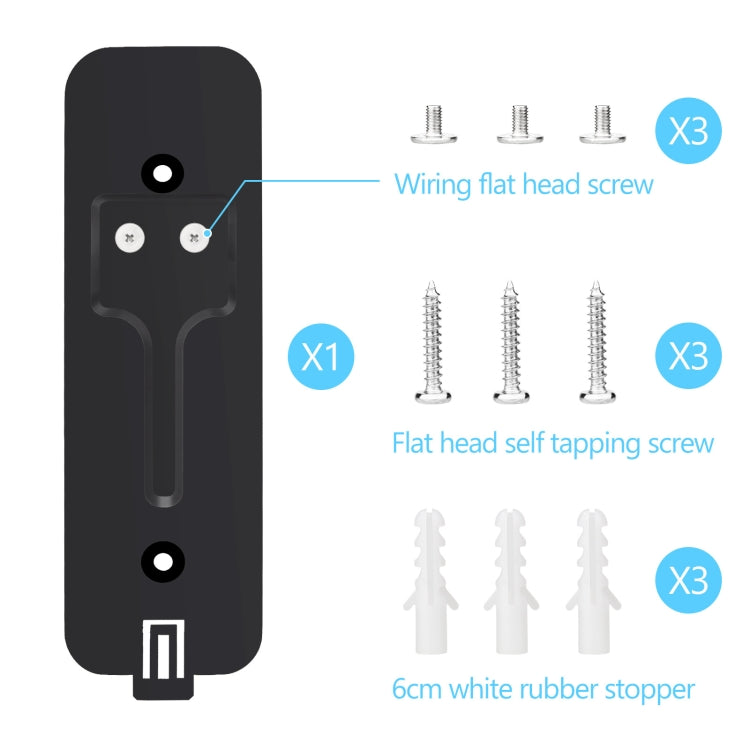 For Blink Doorbell Backplate Replacement Part, Backplate White, Backplate  Black