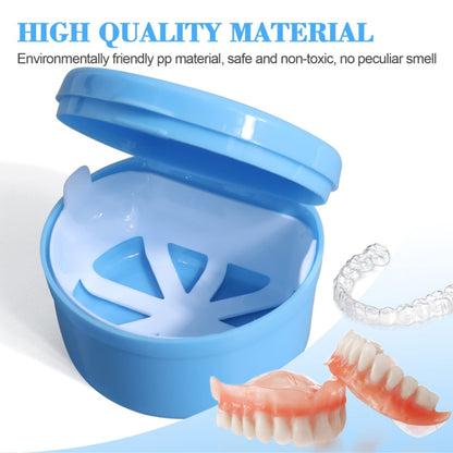 Braces Soaking Storage And Cleaning Box Portable Dental Reservation Case