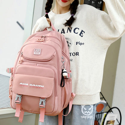 JLD  School Bag College Backpack Anti Theft Travel Bags for Teens Girls Students