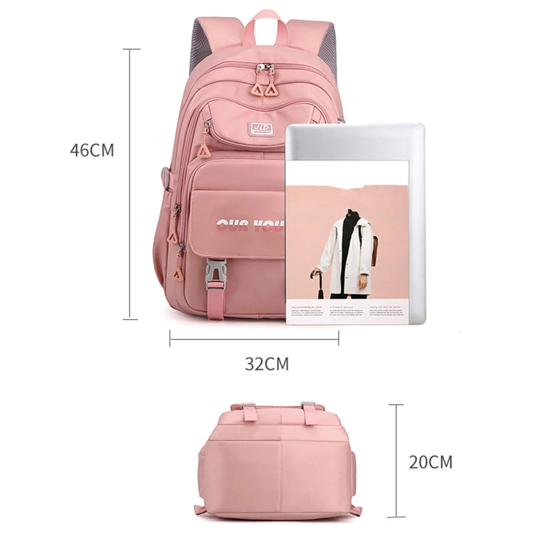 JLD  School Bag College Backpack Anti Theft Travel Bags for Teens Girls Students