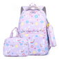 3 In 1 Kids  School Backpack Small Student Book Bag with Lunch Bag ＆ Pencil Case