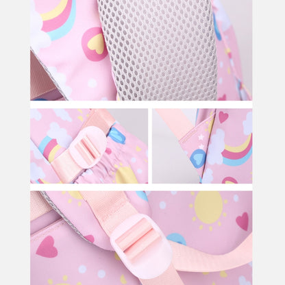 3 In 1 Kids  School Backpack Small Student Book Bag with Lunch Bag ＆ Pencil Case