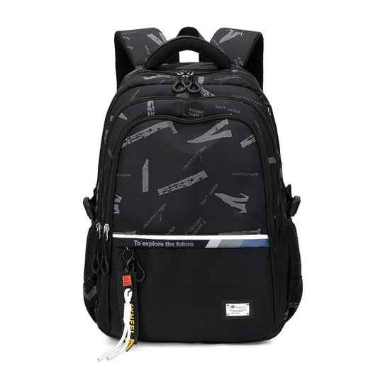 For Teens Boys Travel Laptop Backpack School Bag Casual Book Bag, Black, White Gray Letter, Graffiti, Camouflage Gray, Blue Camouflage, Letter 123