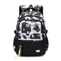 For Teens Boys Travel Laptop Backpack School Bag Casual Book Bag, Black, White Gray Letter, Graffiti, Camouflage Gray, Blue Camouflage, Letter 123