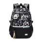 For Teens Boys Travel Laptop Backpack School Bag Casual Book Bag, Black, White Gray Letter, Graffiti, Camouflage Gray, Blue Camouflage, Letter 123