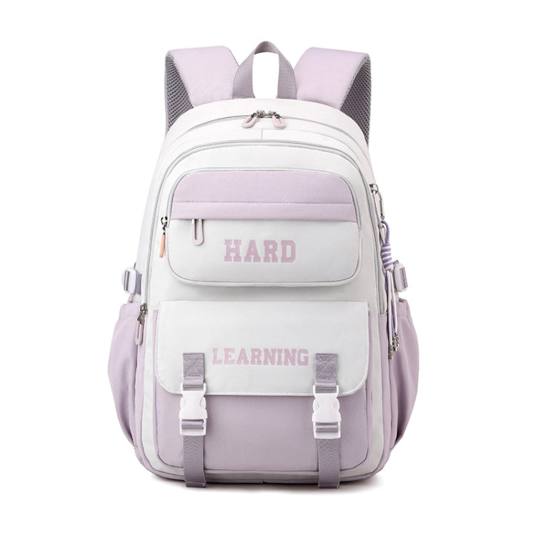 Contrast Color Casual Backpack College School Bag 15.6-inch Laptop Bag