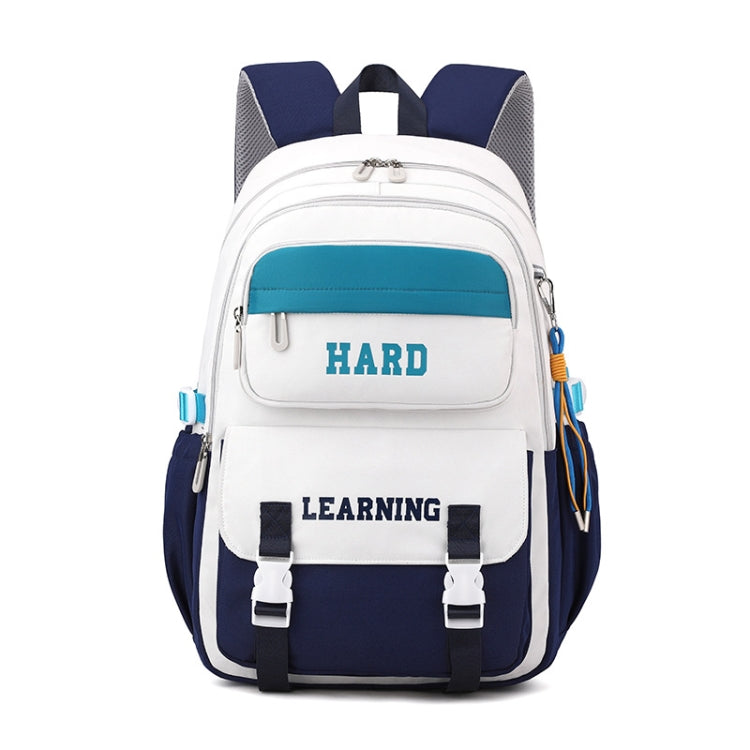 Contrast Color Casual Backpack College School Bag 15.6-inch Laptop Bag