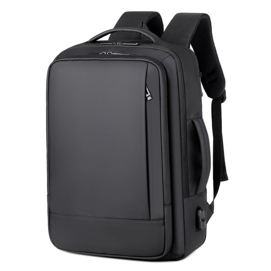Expandable Business Waterproof Laptop Backpack With USB Port