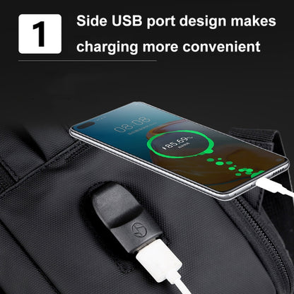 Expandable Business Waterproof Laptop Backpack With USB Port