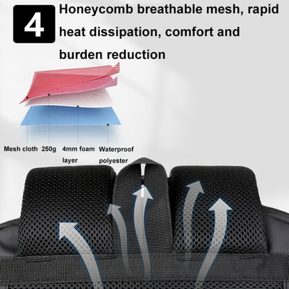 Expandable Business Waterproof Laptop Backpack With USB Port