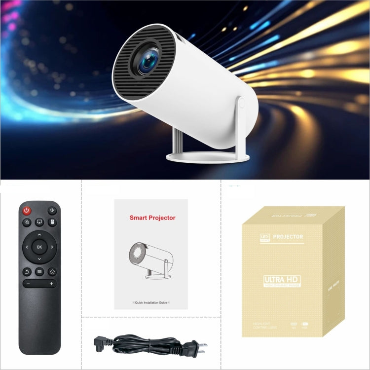 HY300 PRO Smart Projector Android 11.0 System 120 Lumen Portable Projector, EU Plug, US Plug, UK Plug, AU Plug