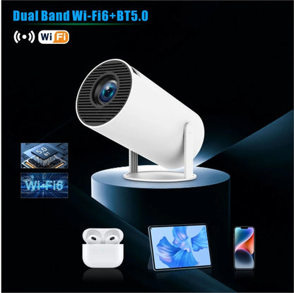 HY300 PRO Smart Projector Android 11.0 System 120 Lumen Portable Projector, EU Plug, US Plug, UK Plug, AU Plug