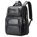 Bopai 61-17311 Large-capacity First-layer Cowhide Laptop Backpack With USB+Type-C Port, 61-17311
