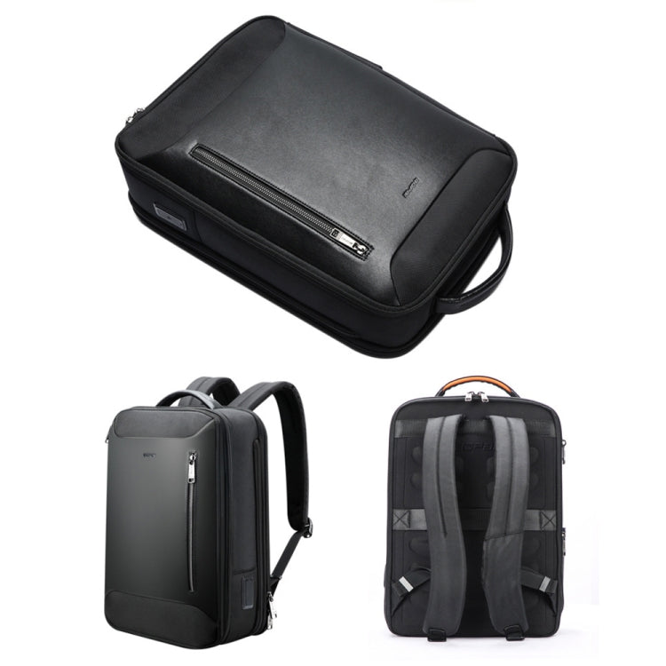 Bopai 61-19011 Large Capacity Waterproof Travel Laptop Backpack With USB+Type-C Port, 61-19011