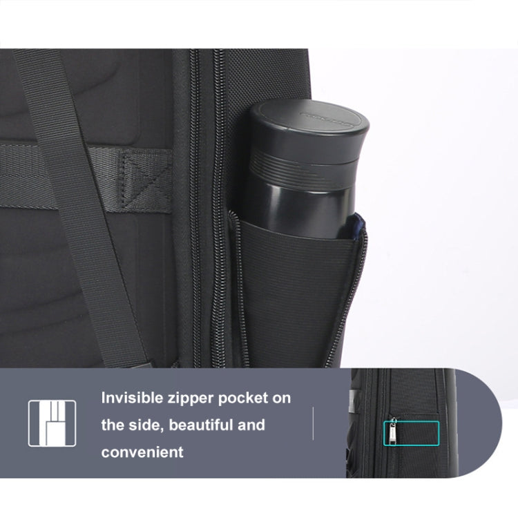 Bopai 61-19011 Large Capacity Waterproof Travel Laptop Backpack With USB+Type-C Port, 61-19011