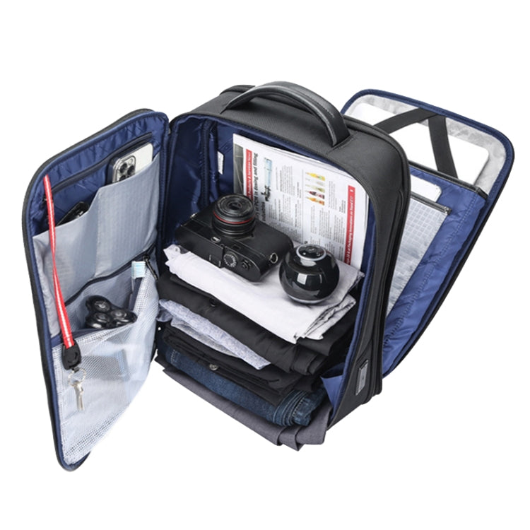 Bopai 61-19011 Large Capacity Waterproof Travel Laptop Backpack With USB+Type-C Port, 61-19011