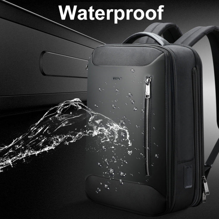 Bopai 61-19011 Large Capacity Waterproof Travel Laptop Backpack With USB+Type-C Port, 61-19011