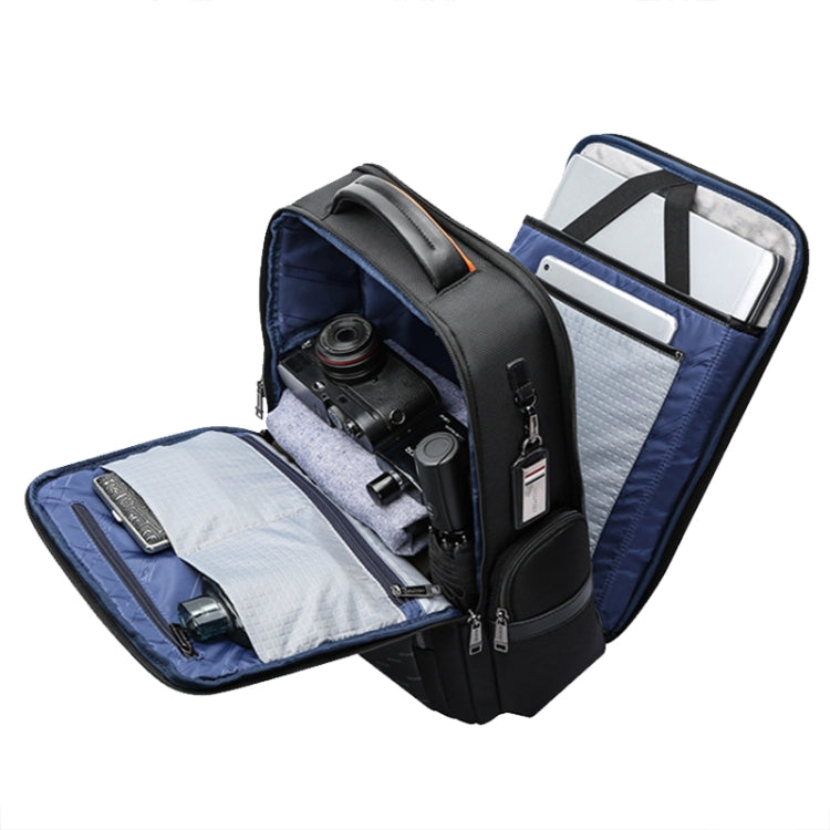 Bopai 61-91911 Large Capacity Business Waterproof Laptop Backpack With USB+Type-C Port, 61-91911