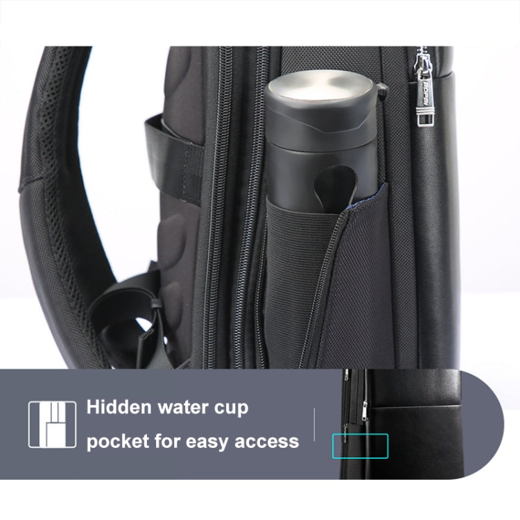 Bopai 61-18911 Large Capacity Waterproof Travel Laptop Backpack With USB+Type-C Port, Ultimate, Deluxe