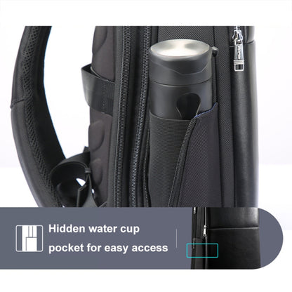 Bopai 61-18911 Large Capacity Waterproof Travel Laptop Backpack With USB+Type-C Port, Ultimate, Deluxe