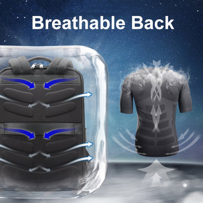 Bopai 61-18911 Large Capacity Waterproof Travel Laptop Backpack With USB+Type-C Port, Ultimate, Deluxe