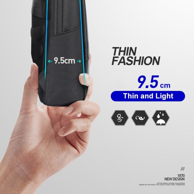 Bopai First-Layer Cowhide Business Commuter Waterproof And Lightweight Laptop Backpack, 61-122731, 61-122721