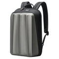 Bopai 61-122579 Large Capacity Hard Shell Password Lock Waterproof Business Laptop Backpack, (Grey)