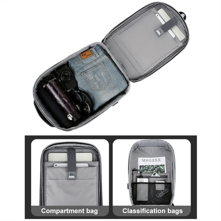 Multifunctional Waterproof Business Sports Laptop Backpack with USB Port, 15 inch, 17 inch