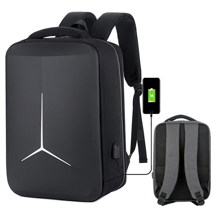 Large-Capacity Waterproof Business Commuter Laptop Backpack with USB Port, 15 inch