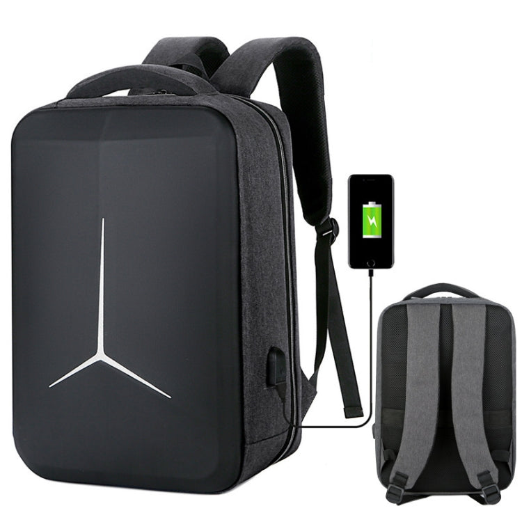 Large-Capacity Waterproof Business Commuter Laptop Backpack with USB Port, 15 inch