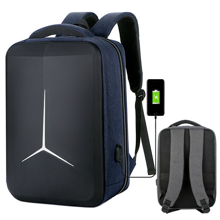 Large-Capacity Waterproof Business Commuter Laptop Backpack with USB Port, 15 inch