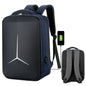 Large-Capacity Waterproof Business Commuter Laptop Backpack with USB Port, 15 inch