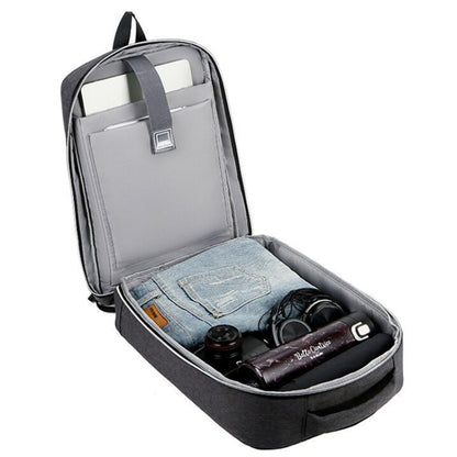 Large-Capacity Waterproof Business Commuter Laptop Backpack with USB Port, 15 inch