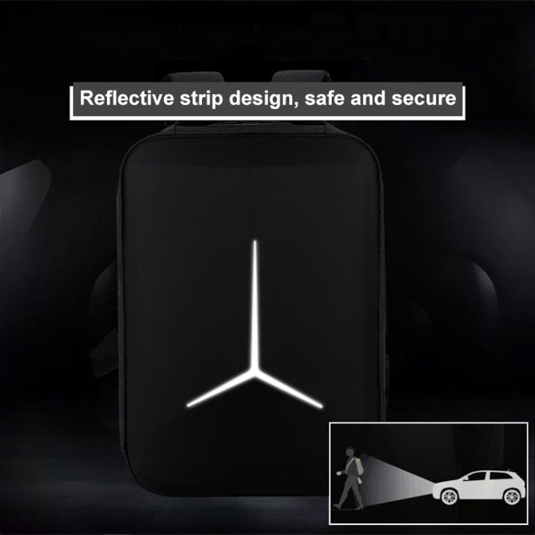 Large-Capacity Waterproof Business Commuter Laptop Backpack with USB Port, 15 inch