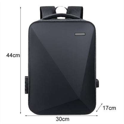 Large Capacity Password Lock Anti-Theft Laptop Backpack With USB Port, 16 inch