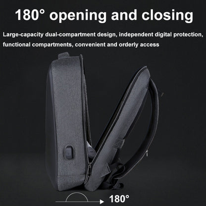 Large Capacity Password Lock Anti-Theft Laptop Backpack With USB Port, 16 inch