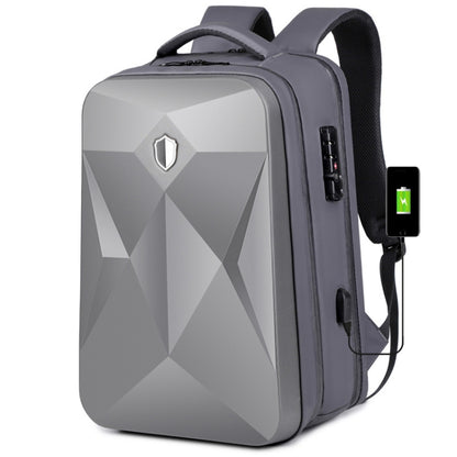Password Lock Large Capacity Waterproof Laptop Backpack with USB Port, 17 inch