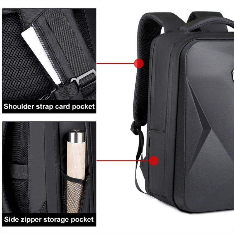 Password Lock Large Capacity Waterproof Laptop Backpack with USB Port, 17 inch