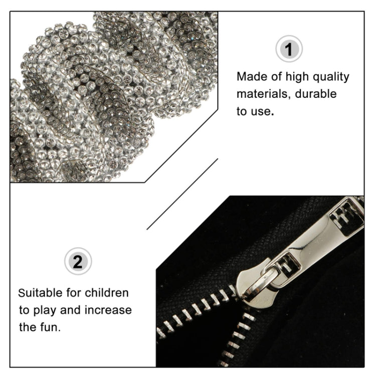 Velvet With Rhinestones Evening Bag Ladies Banquet Evening Clutch Bag