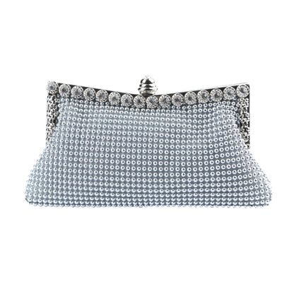 Aluminum Beads Rhinestone Evening Bag Ladies Banquet Evening Clutch Bag