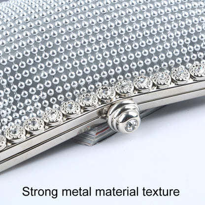 Aluminum Beads Rhinestone Evening Bag Ladies Banquet Evening Clutch Bag