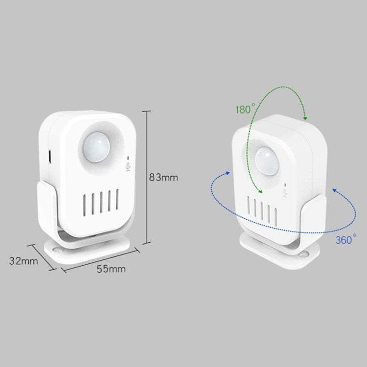 Intelligent Infrared Sensor Recordable Doorbell Welcome Voice Prompt Loudspeaker, N911P