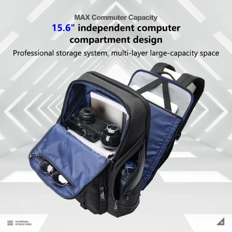 Bopai 61-123561 Large Capacity Business Trip Laptop Backpack, 61-123561