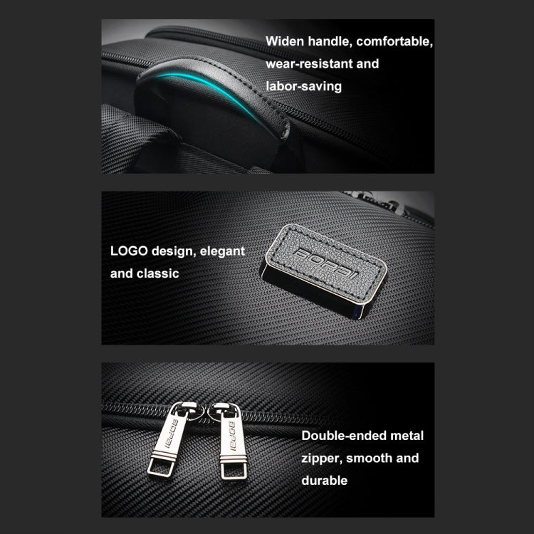 Bopai 61-123561 Large Capacity Business Trip Laptop Backpack, 61-123561