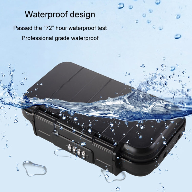 Outdoor Waterproof Beach Password Box Swimming Pool Cell Phone Keys Safe Deposit Box