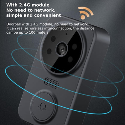 Wireless 2.4G Visual Intercom Doorbell 4.3 inch IPS Screen with Camera Monitor Night Vision, M12