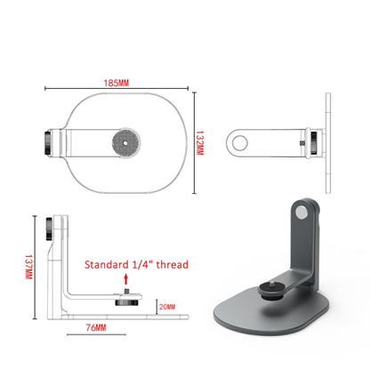 Projector 360 Degree Rotating Bracket Projection Flip Stand